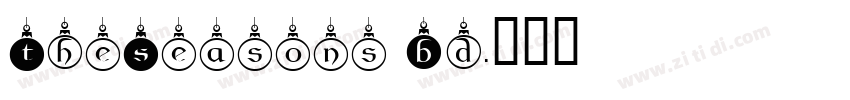TheSeasons Bd字体转换